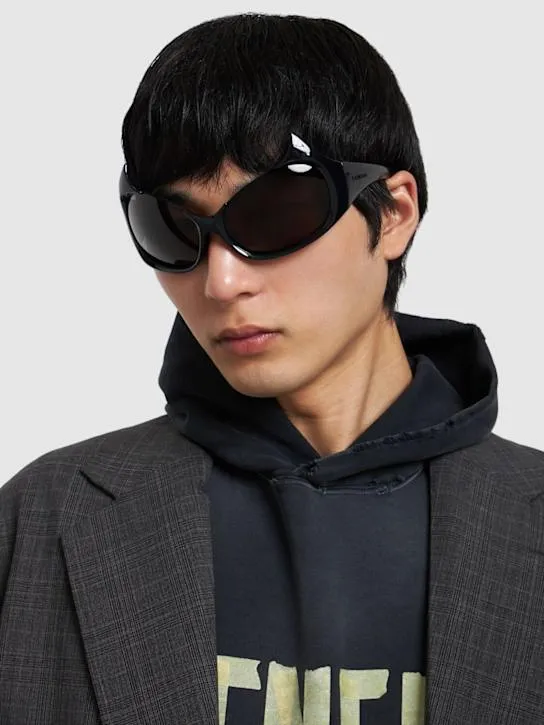 Balenciaga   Gotham cat eye acetate sunglasses 