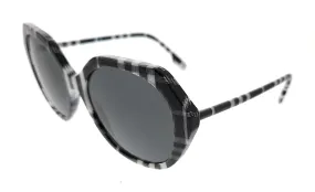 Burberry  0BE4375 400487 Black Round Sunglasses
