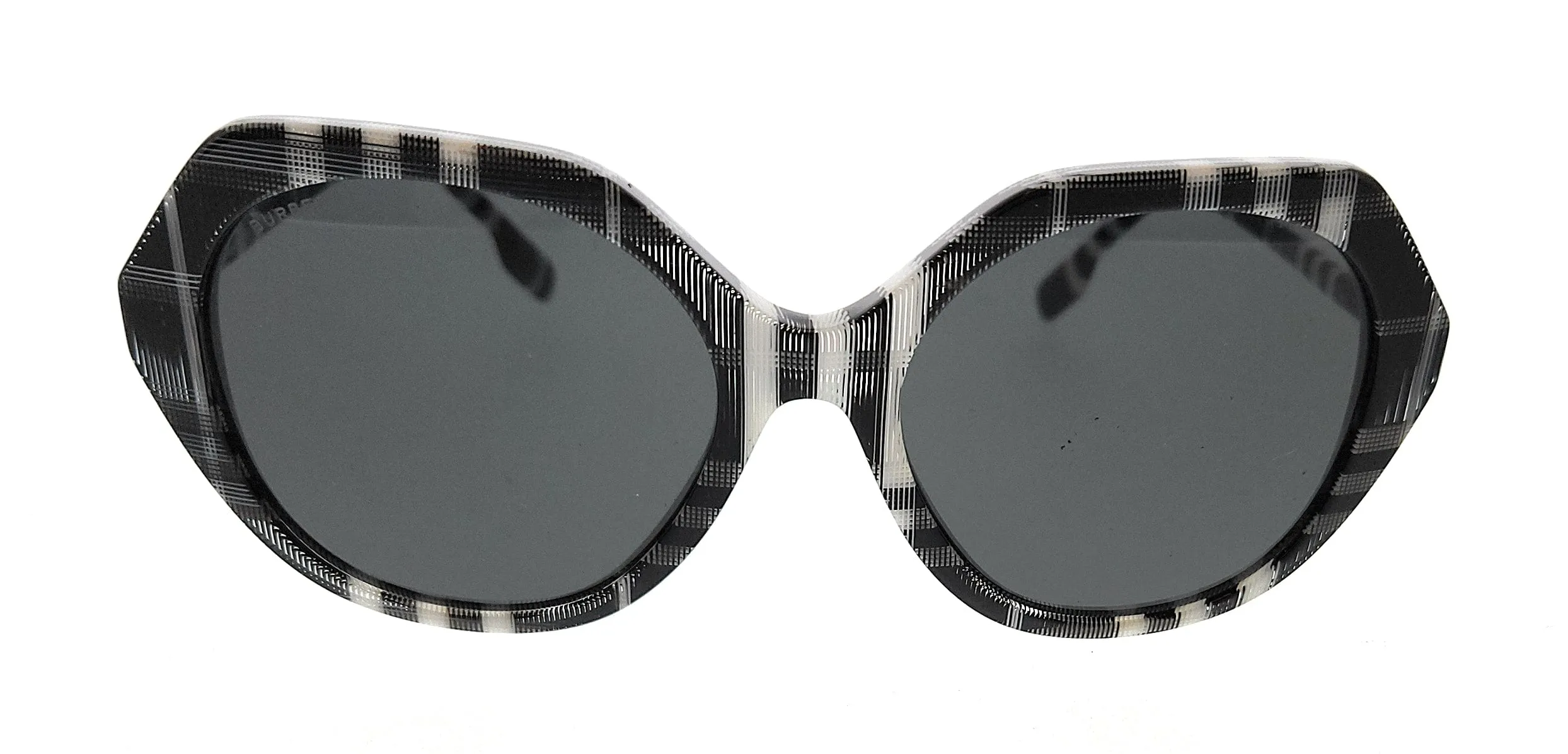 Burberry  0BE4375 400487 Black Round Sunglasses