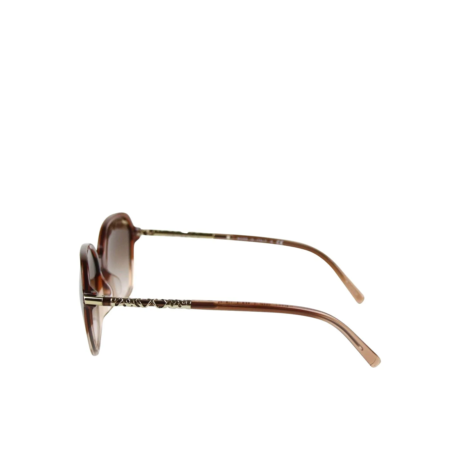 Burberry Unisex Oversized Brown Plastic With Pink Gradient Sunglasses