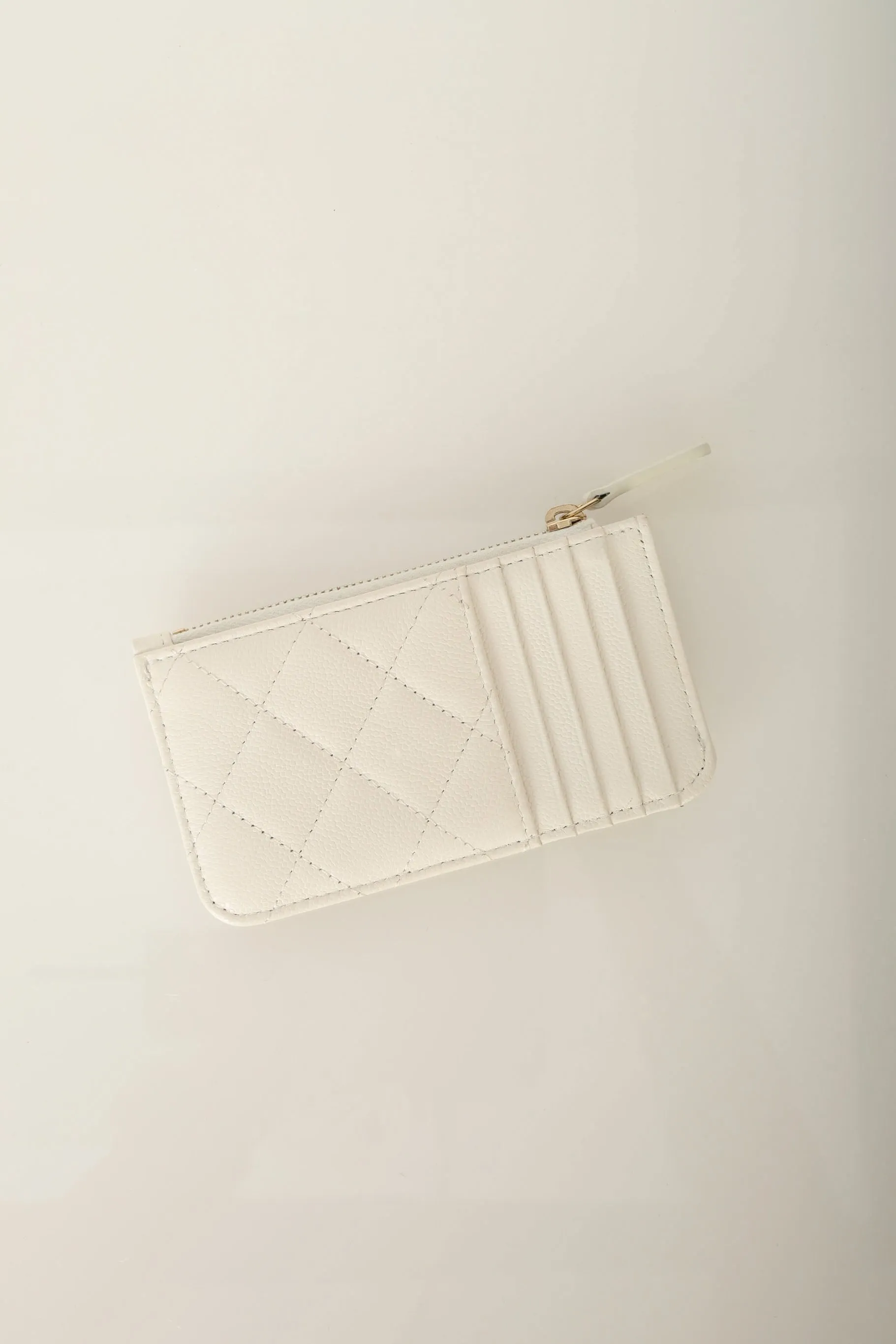 Chanel 2023 Caviar Cardholder w/ Chain