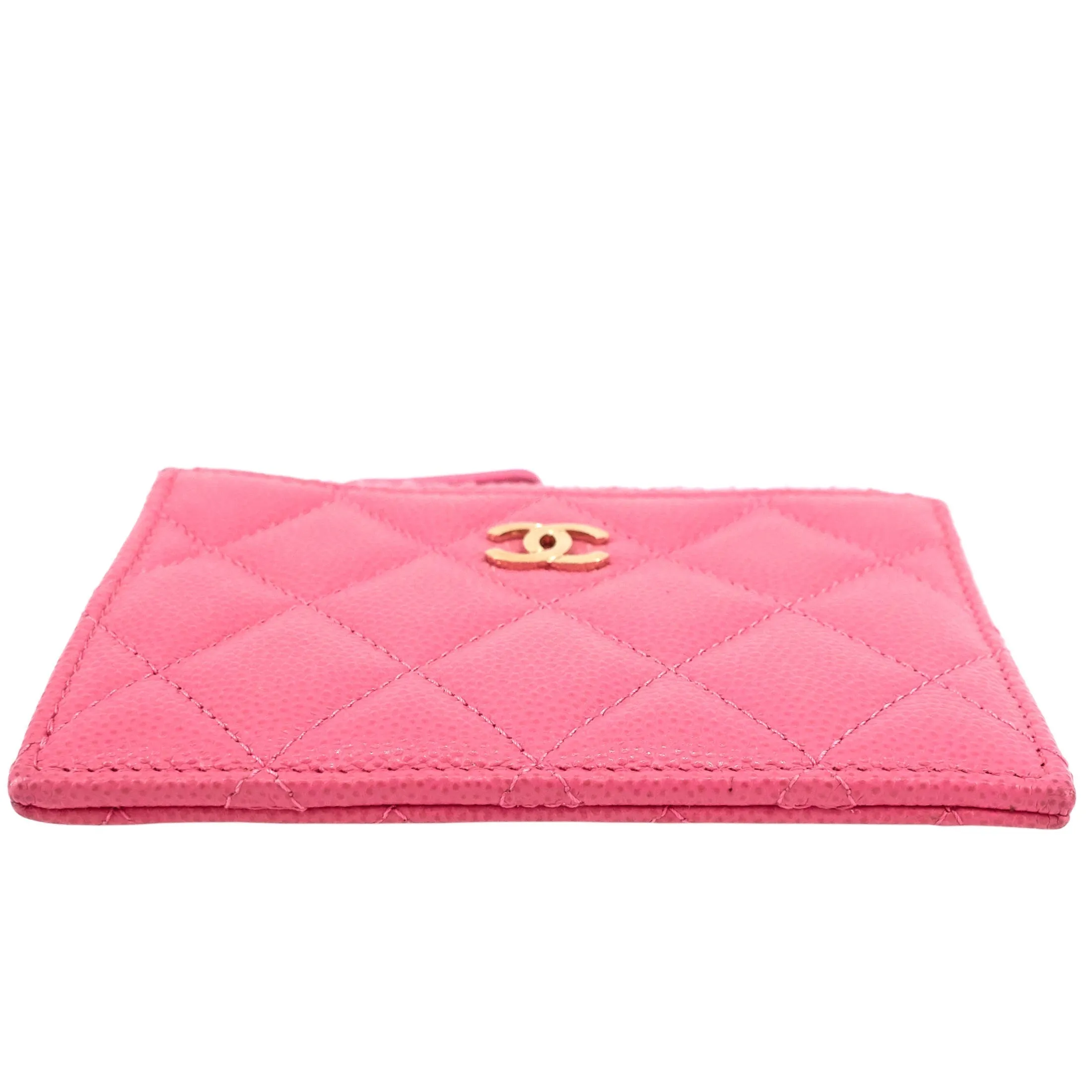 CHANEL Classic Zip Caviar Leather Cardholder
