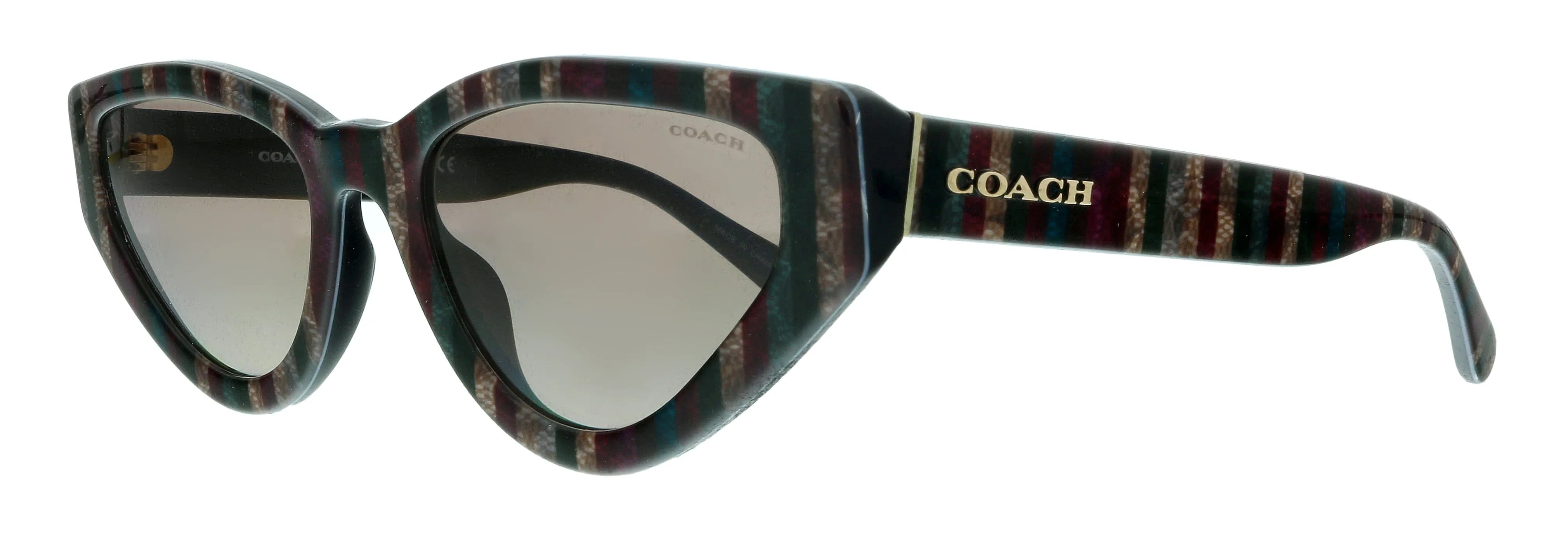 Coach 0HC8319 564313 Legacy Stripes Cat Eye Sunglasses
