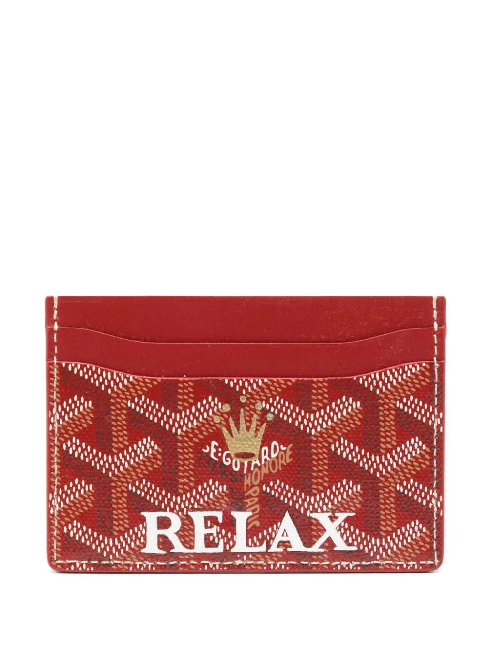 Customised Red Saint-Sulpice Cardholder