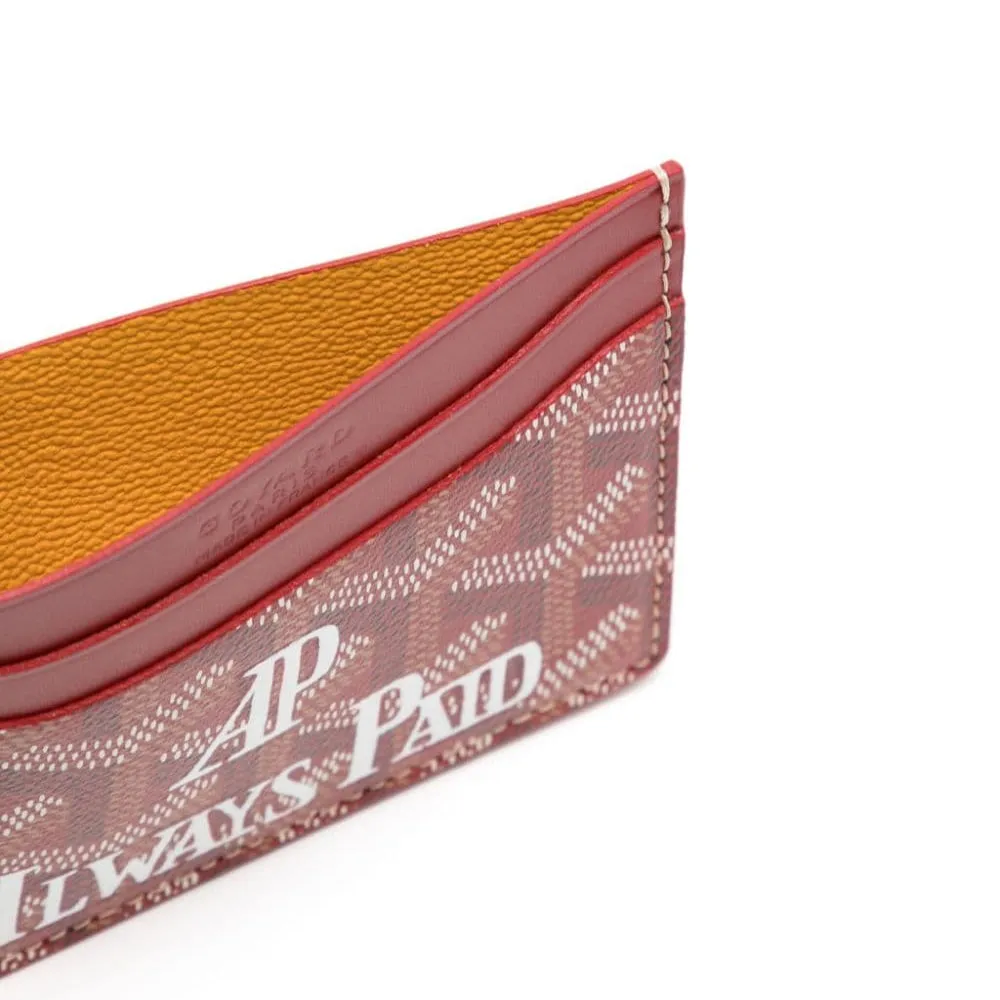 Customised Red Saint-Sulpice Cardholder