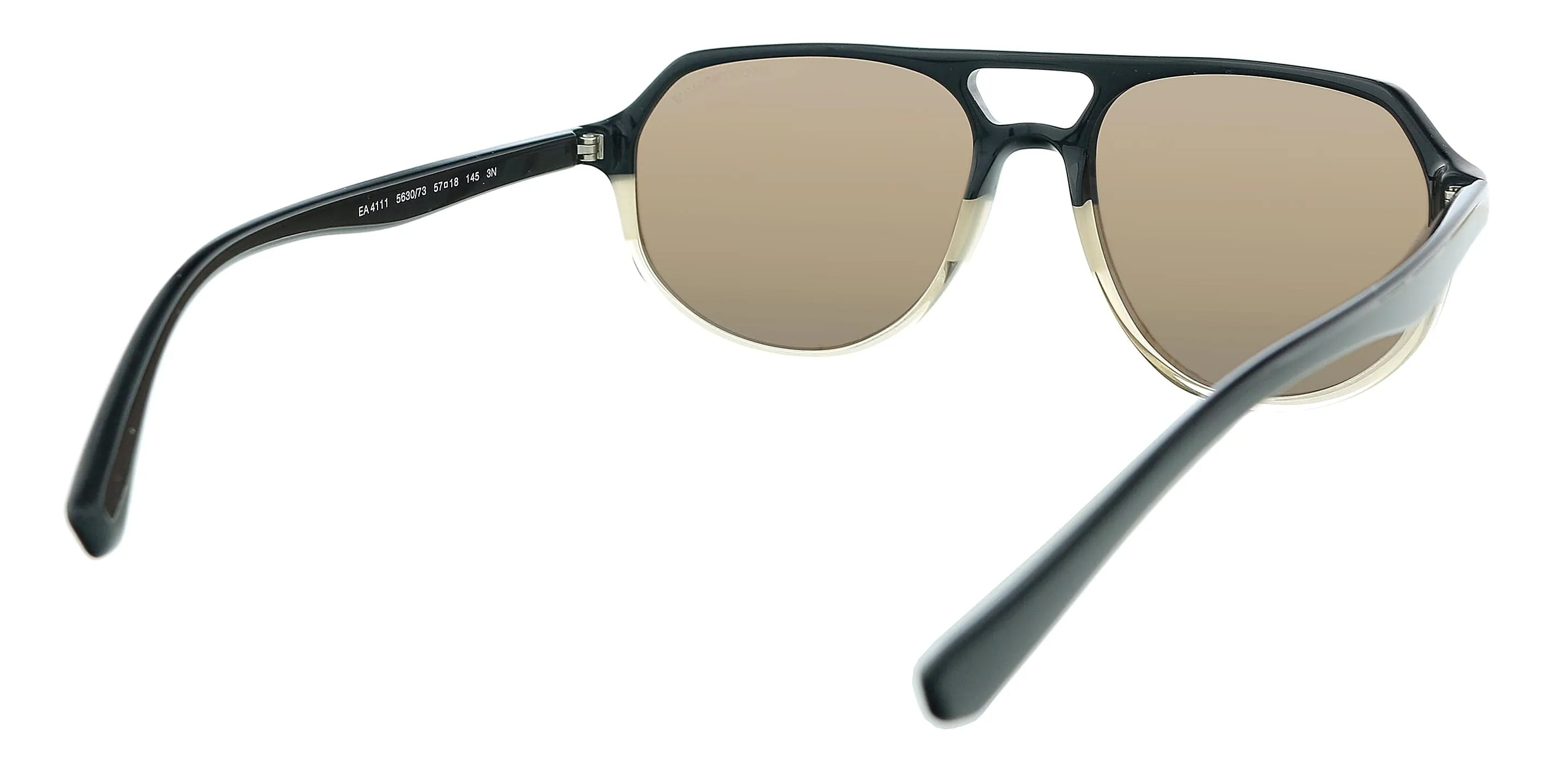 Emporio Armani 0EA4111 563073 Sand Brown Aviator Sunglasses