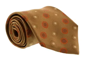 Gianfranco Ferre J054 U73 Brown Silk Mens Tie