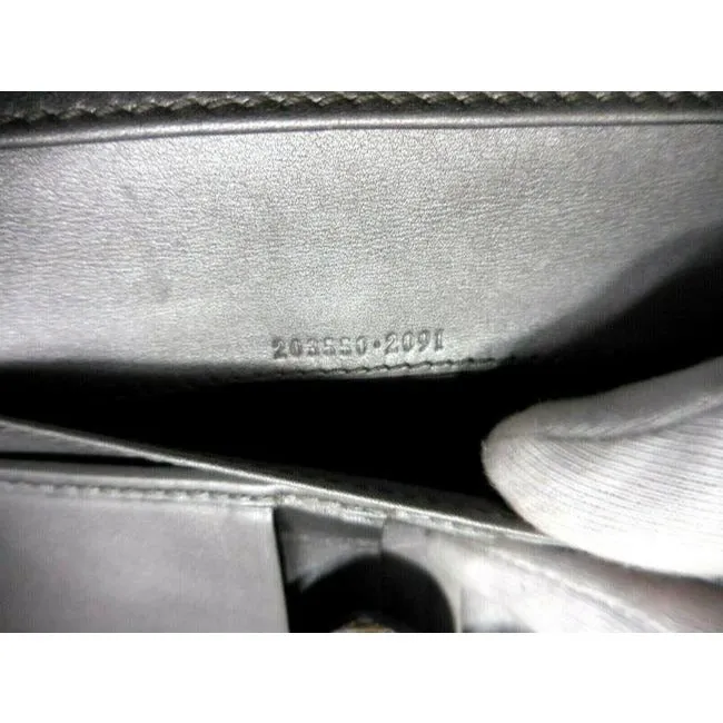 Gucci Microguccissima Silver Leather Xl Continental Wallet