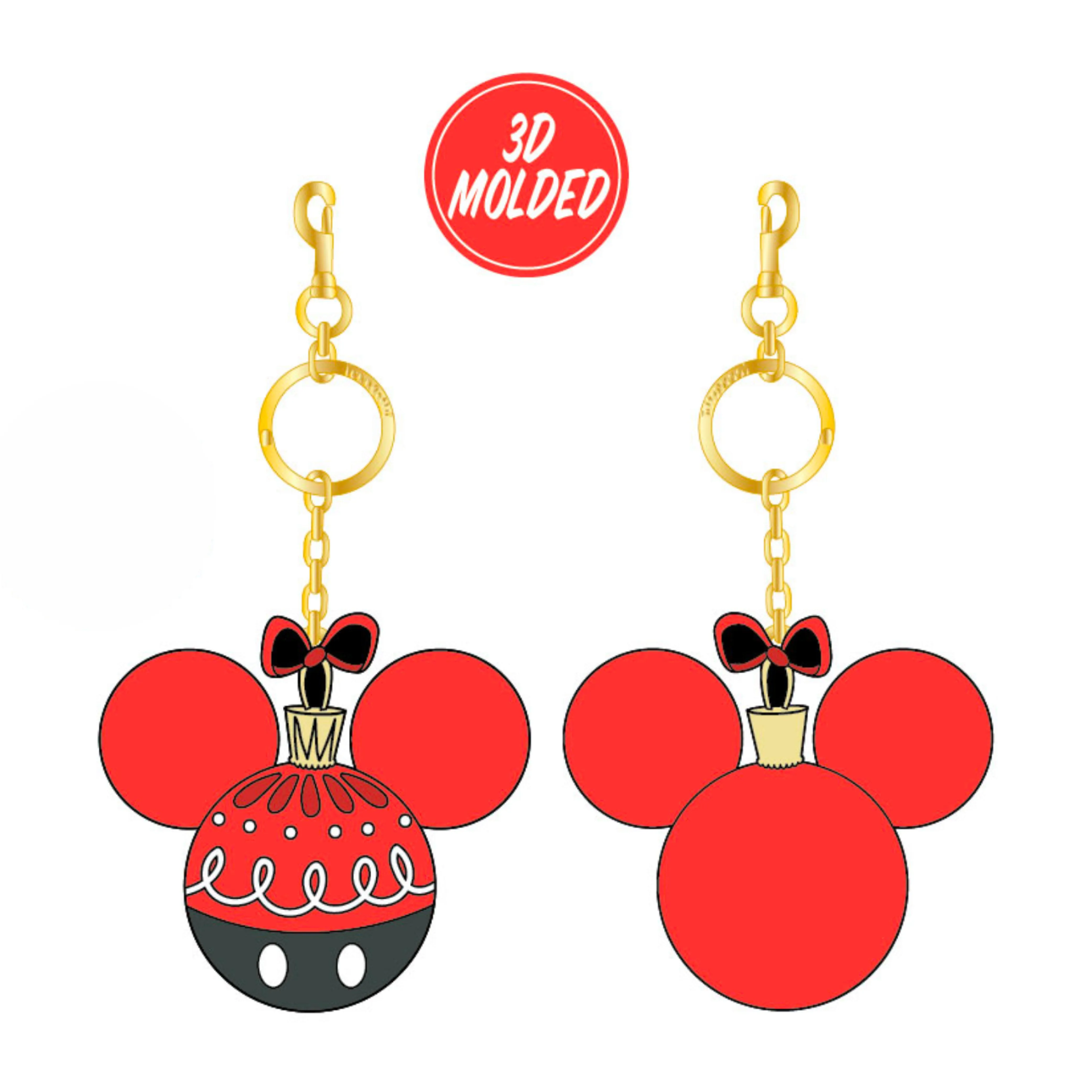 LF Disney Mickey Ornament 3D Molded Keychain