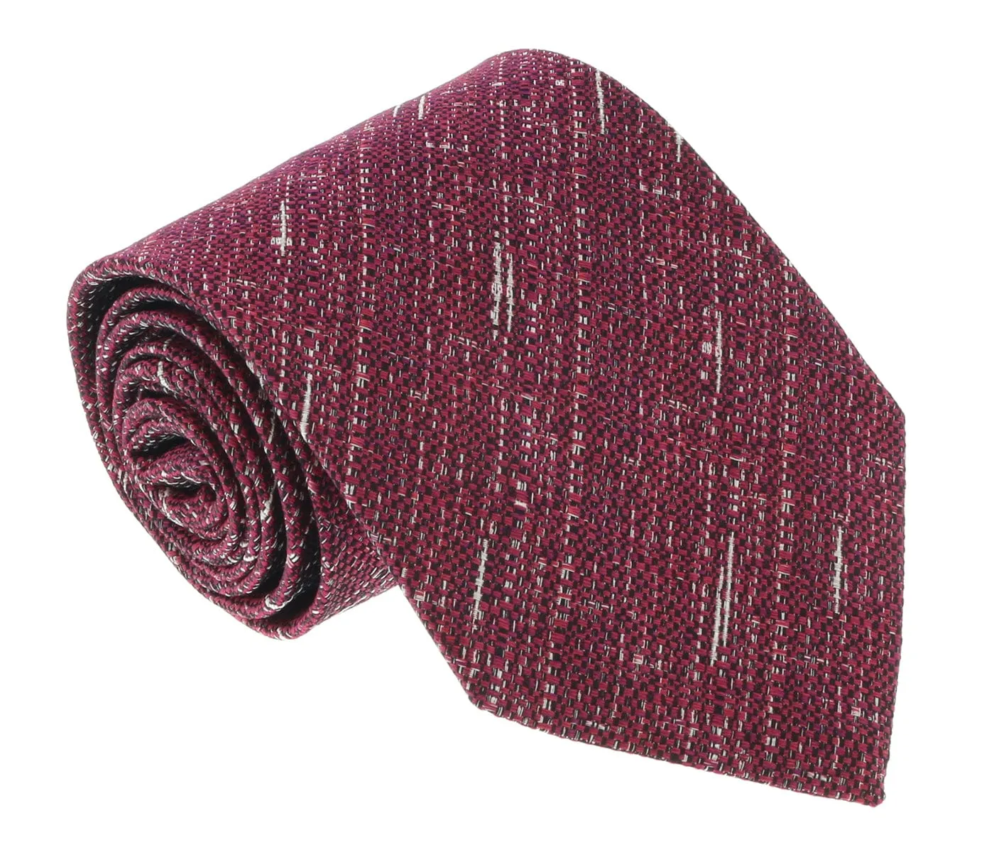 Missoni U4797 Red Graphic Pure Silk Tie