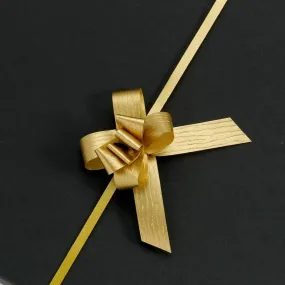 Paporlene Gold Small Pull Bows (Pack of 50)