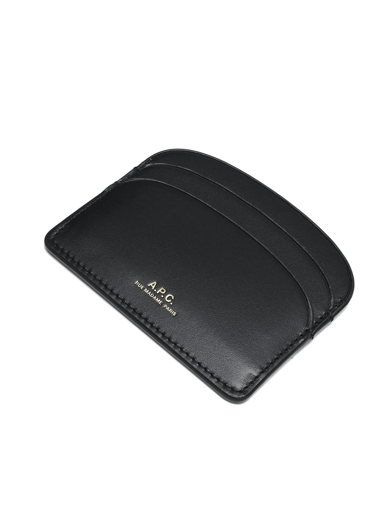 PORTE-CARTE DEMI-LUNE-LZZ NOIR