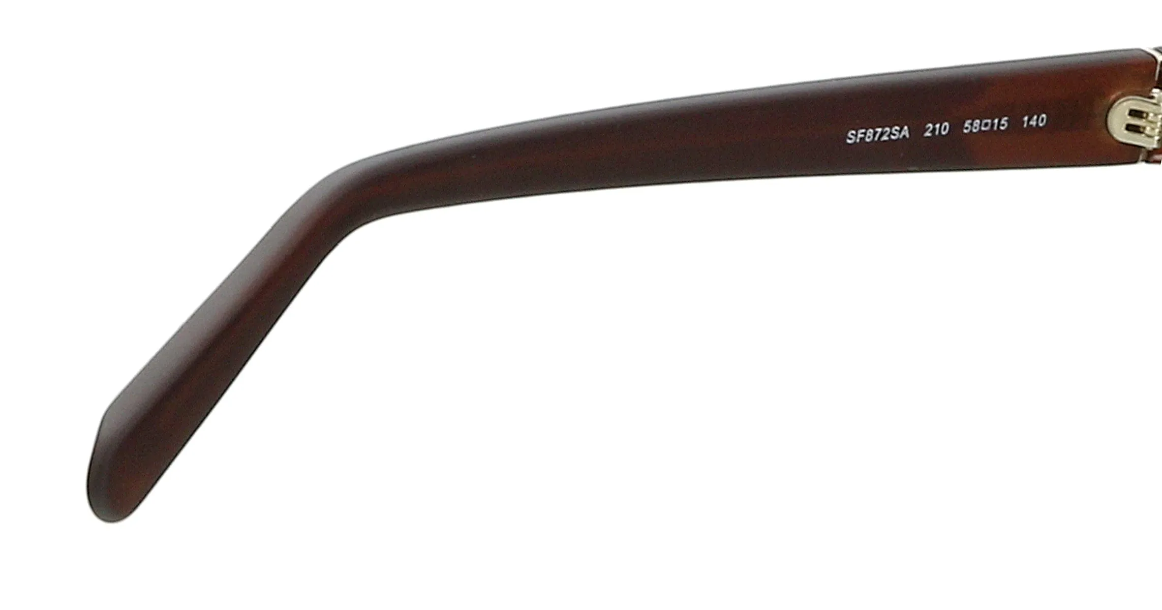 Salvatore Ferragamo SF872SA 210 Brown  Oval Sunglasses